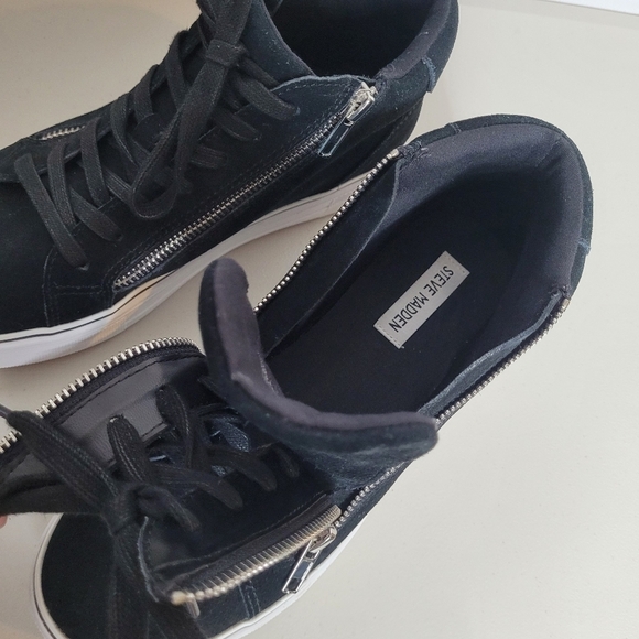 Steve Madden Gryphon Suede Leather Platform Sneaker - 8.5 - Picture 9 of 13